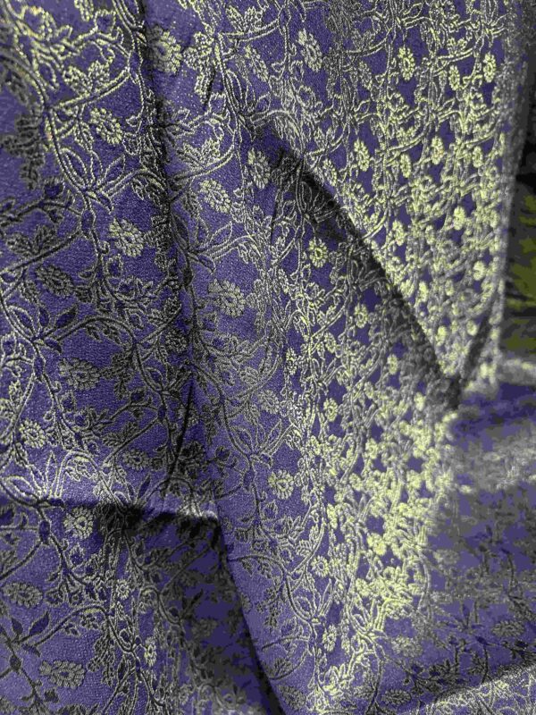 Pure Chiffon Silk Saree (Purple)